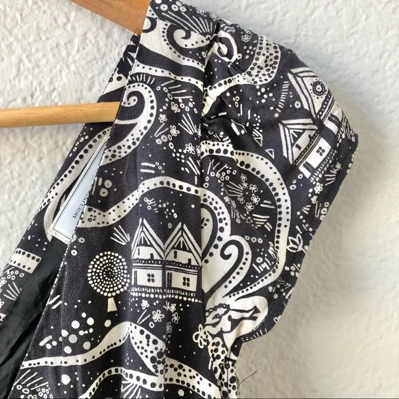 Anthropologie Moulinette Soeurs Swirling Villages dress Size 10 Women's - Picture 5 of 8